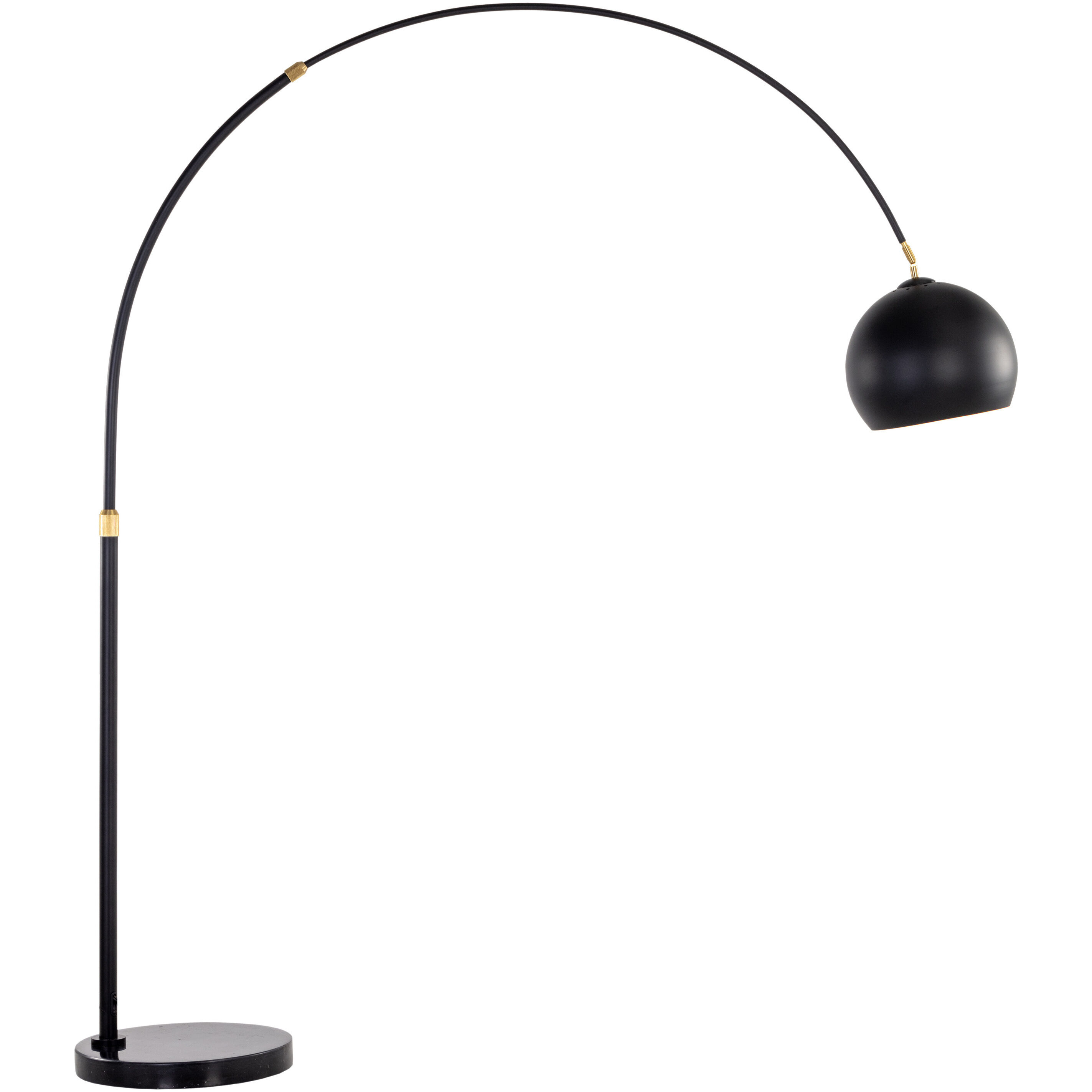 Vern 102 inch 60.00 watt Black Floor Lamp Portable Light